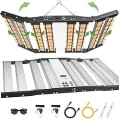 SPC6500 augu lampa LED pilna spektra augšanas gaisma 650 W 6 x 6 pēdas vāciņš ar 2928 gabaliem Samsung diodēm, augšanas lampas augiem, augu gaisma, LED augšanas lampa iekštelpu augiem, dārzeņi, puķu sēšana