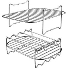 ADERN Grillrost - BBQ-Grillrost aus Edelstahl | Edelstahl-Grill-Expander-Rack für Wandern, Camping, Outdoor un Und Reisen