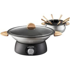 LAGRANGE Classic Fondue, Aluminium, Grey