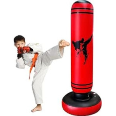 Bērnu punča soma Brīvi stāvoša boksa soma Bērnu stāvsomas Taekwondo stresa boksa soma bērniem