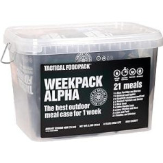 Tactical Foodpack Alpha Weekly Ration, for 1 Person, 2100 g, Week Pack