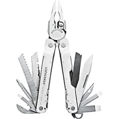 Leatherman Super Tool 300 nerūsējošā tērauda melnais oksīds, ietver nomaināmu neilona Molle apvalku