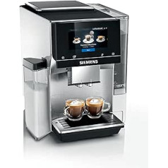 Siemens EQ.700 iSelect Display CoffeeWorld pilnībā automātisks espresso automāts, integrēts piena trauks, Home Connect, 2,4 l, nerūsējošā tērauda/balta TQ705R03 integrēta