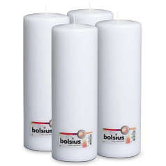 Pillar candles set of 4 300/100 White