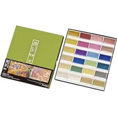 Kuretake Gansai Tambi Watercolour Set (Metallic 24 Colours Set), MC20/24V/NW2