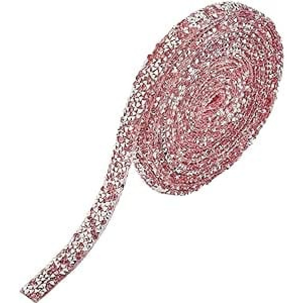 GORGECRAFT kristāla Rhinestone lente, 1 jards 1 cm