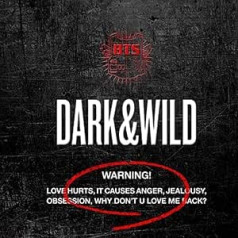 BTS Dark and Wild 1. albums Bangtan Boys Vol.1 CD + fotogrāmata + fotokarte + dāvana (papildus 6 fotokartes un 1 abpusējas fotokartīšu komplekts)