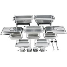 Batania 2 Chafing Dish/Food Warmers 14 Pieces Exclusive