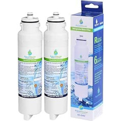 2x AquaHouse AH-DW2 Compatible Filter for Daewoo Aqua Crystal DW2042FR-09, DW2042F-09, FRNY225D2V, FRNY22D2V, FRNY22D2W