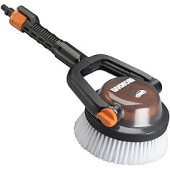 Worx WA1820 Hydroshot Soft Hair Brush - melna