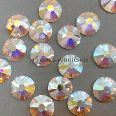 ‎Unbekannt 1440 Swarovski 2058 10SS 2,9 мм стразы с плоской задней стороной ss10 CRYSTAL AB F от Crystal-Wholesale