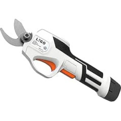 LIGO® Electric Secateurs (2023 Version), 7.2 V Battery Pruning Shears for Garden, Max 13 mm (Fresh Branches), Max 70 Minutes Running Time, Electric Shrub Shears, Lawn Shears, Includes Charger (Garden