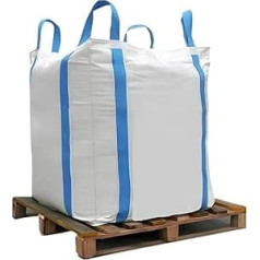 Viceree 10 Big Bag 90 x 90 x 120 cm Load Capacity 1500 kg Bags for the Transport, Storage and Disposal of Garden Materials Wood Sand Construction Waste Textile Bag Tested