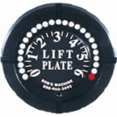 Bob's Machine 110-301000 Action Lift Plate LED mērītājs — melns