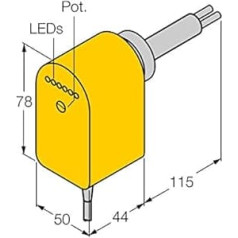 6870724-FCS-HA2P-VRX/230VAC/AL115,Strömungsüberwachung Eintauchsensor