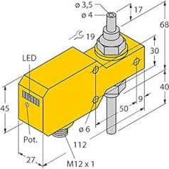 6870656-FCI-TCD04A4P-AP8X-H1141,Strömungsüberwachung Inline-Sensor