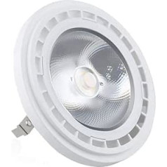 AR111 LED G53 12V 12W lampa silti balta 2700K prožektors CREE COB mikroshēmas AR111 G53 ligzdas prožektors halogēnās lampas nomaiņas komplektā 1