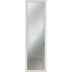 Shabby Chic Wall Mirror 43 x 127 cm Colour Ivory