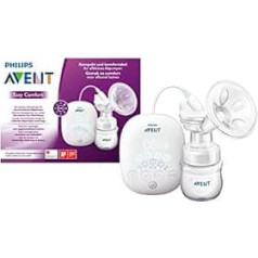 Philips Avent SCF301/02 Elektriskais kompaktais krūts sūknis, iek. Dzīvībai līdzīga pudele, balta