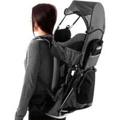 Luvdbaby Premium Baby Carrier pārgājienu mugursoma - Bērnu pārvadātājs - Kraxe Bērnu mugursoma līdz 18 kg - Ergonomiska bērnu mugursoma - Premium bērnu pārvadātājs/mugursoma mazulim