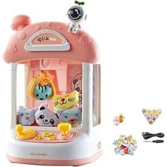 kowaku Krallenspielautomat, Verkaufsspielzeug, Geburtstagsgeschenke, spannend für 3, 4, 5, 6, 7, 8 Jahre alte Greifer, Plüsch-Süßigkeitspreise, Spenderspiel