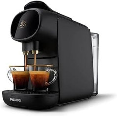 Philips Barista Sublime LM9012/60 kafijas kapsulu automāts, melns, klavieres, dubultā kapsulu noteikšana, 1 vai 2 tases, regulējama pilēšanas paplāte, melna, klaviermelna