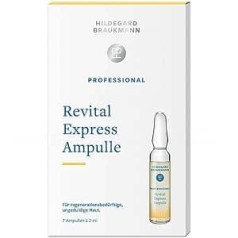 Hildegard Braukmann Professional Revital Express ampula, 7 x 2 ml stikla ampula + 1 ampulas attaisāmais