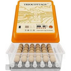 TRIOCOTTAGE Полностью автоматический инкубатор на 36 яиц. Инкубатор оснащен автоматическим поворотом яиц и контролем температуры для инкубатор
