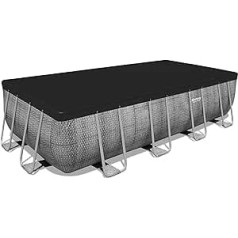 Bestway Power Steel 56996-3 Set Above Ground Pool Rectangular 488 x 244 x 122 cm