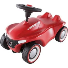 BIG Bobby-Car-Neo Red — uzbraucams transportlīdzeklis iekštelpu un āra lietošanai, bērnu transportlīdzeklis ar moderna dizaina Whisper riepām, bērniem no 1 gada