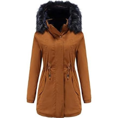 Haiorziyou winter jackets for women, women's coat with fur, long, large sizes, cheap plush coat, winter coat, women's coat, parka, fleece jacket, women's jacket, hooded jacket, winter parka plush jacket