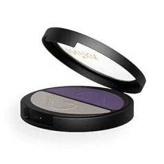 Inika Pressed Mineral Eye Shadow Duo, Purple Platinum