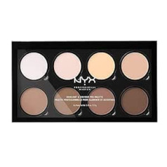 Nyx Professional Makeup Nyx profesionālā grima izcelšana un kontūra.