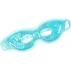 Mobestech Pack of 4 Ice Masks Hot Masks Acu maskas Sildāmas siltās maskas Pērļu maskas Ledus acu sejas maska Izgatavota no Ledus Eye Roll Sadzīves preces Super Soft Crystal Miss Portable