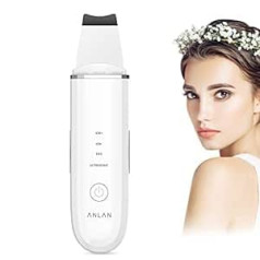 Anlan Ultrasonic Exfoliator Skin Scrubber, Ultrasonic Scrub Pore Cleanser Acne Remover Ion Skin Cleansing Facial Care