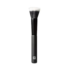 3Ina MAKEUP The Foundation Finish Brush, pūderis un krēms, sejas suka, sintētiskie sari, bez cietsirdības, ražots Eiropā, iepakojumā pa 12