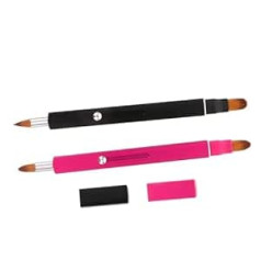 Wofashpuret 2gab Korektors Brush Bar Lūpu spīdumu Brush Atkārtoti lietojamas Acu ēnas Brush Grima rīki Sievietēm Lūpu spīduma aplikators Retractable Lips Acu krēms Miss Plastic