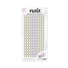 Noir Volume Lashes 5D 0,07 iepriekš sagatavoti krievu skropstu vēdekļi, iepriekš vēdināti mākslīgās ūdeles individuālie skropstu pieaudzējumi (D-Mix)