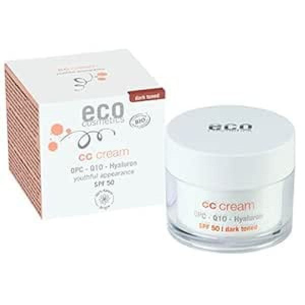 Eco Cosmetics эко косметика CC Cream SPF 50 - оттенок темный