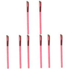 Beaupretty 8 Pcs Wild Eyebrow Brush Makeup Brush Skropstu birste instruments Makeup Foundation Brush Eyelash Kit Acu ēnas Uzacu birste meitenēm Aplauzuma rīks Square Suite