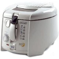 Delonghi F28311.W1 Roto Fry Deep Fryer with Easy Clean System, 1.2 Litre, 1800 Watt - White