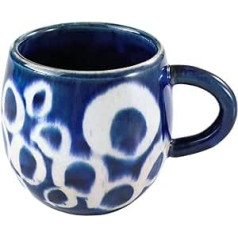 Asayu Japan keramikas kafijas uzlējumu komplekts okeāna zilā krāsā ar papīra filtra turētāju un pilinātāju ar 3 caurumiem kafijai un tējai — piederumi Keramiskā krūze
