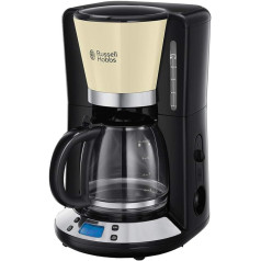 Russell Hobbs Colours+ Digital Coffee Machine Cream Programmējams taimeris, krēms