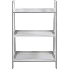 AC Design Furniture Wilhelm Shelf, W 63 x D 40 x H 95 cm, White, MDF, Pack of 1