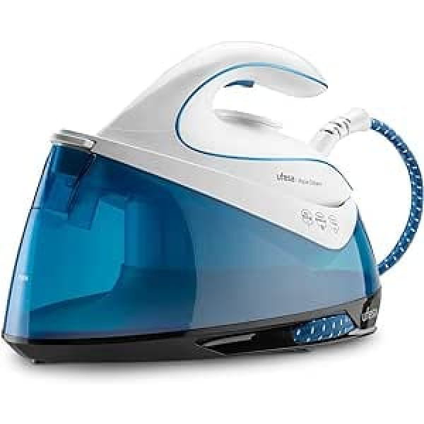 Ufesa Aqua Steam Iron Station 2400 W, 6 stieņi, maksimālais tvaika gājiens 320 g un nemainīgs 120 g/min, keramikas zole, antical sistēma