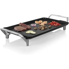 Princese 01.103110.01.001 Premium XL Tischgrill/Teppanyaki-Grill ar 46 x 26 cm großen Bratfläche, 2500 vati, 103110, Schwarz