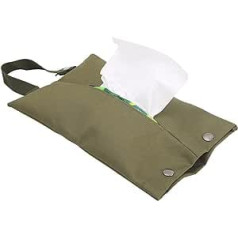 Shanrya Tissue Holder Bag, Hanging Tissue Box Tissue Cover for Camping Outdoor for Home for Bathroom