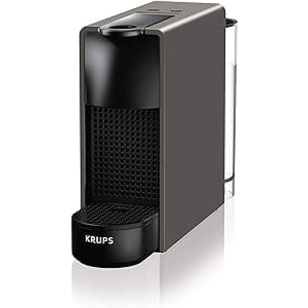 Krups Nespresso XN110B Essenza Mini kafijas kapsulu automāts, 1260 vati, pelēks, 0,7 litri [enerģijas klase A]