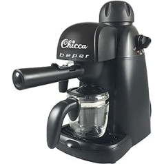 Beper BC.002 Espresso Kaffeemaschine, Schwarz
