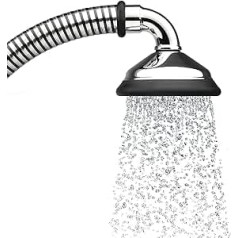 Bubble Rain shower head espresso XL. Awarded with the Blue Angel. Sustainable shower with air-filled water bubbles = over 60% water and energy savings. From Alpine manufactory.